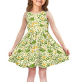 Yruonazao Cute Frog Dresses for Girls 10-12 Toddler Girl Dress with Pockets Summer Dresses Round Neck Short Sleeve Girls Dress Teen Girl Gifts Breathable Junior Dresses Girls