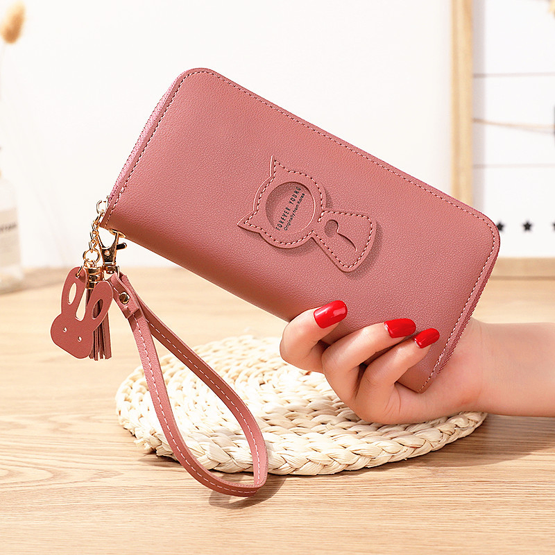 Large Capacity Women's Long Zipper Coin Purse