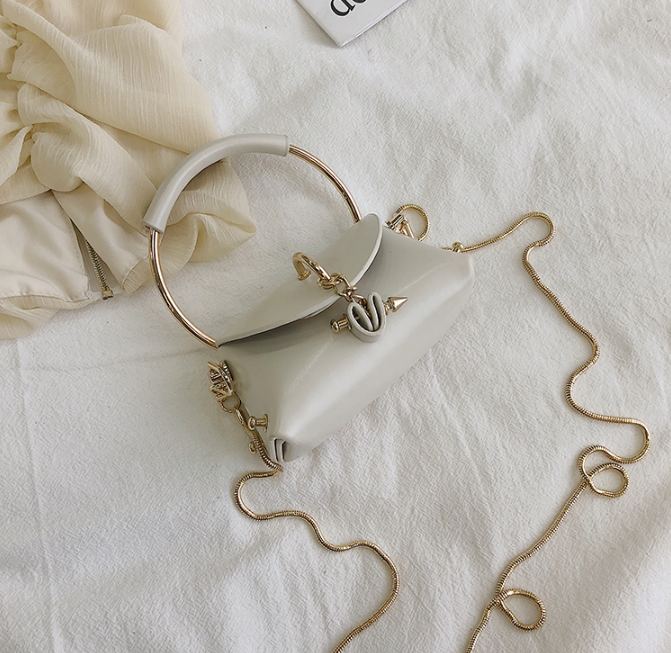 Chain Shoulder Bag and Coin Purse with Handle