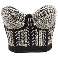 Punk Sequin Bead Women's Sexy Bra