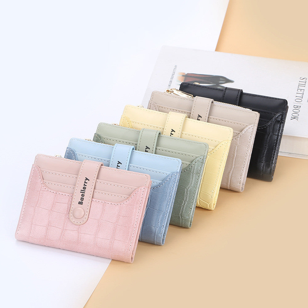 Women's Purse with Short Multi Card Slots