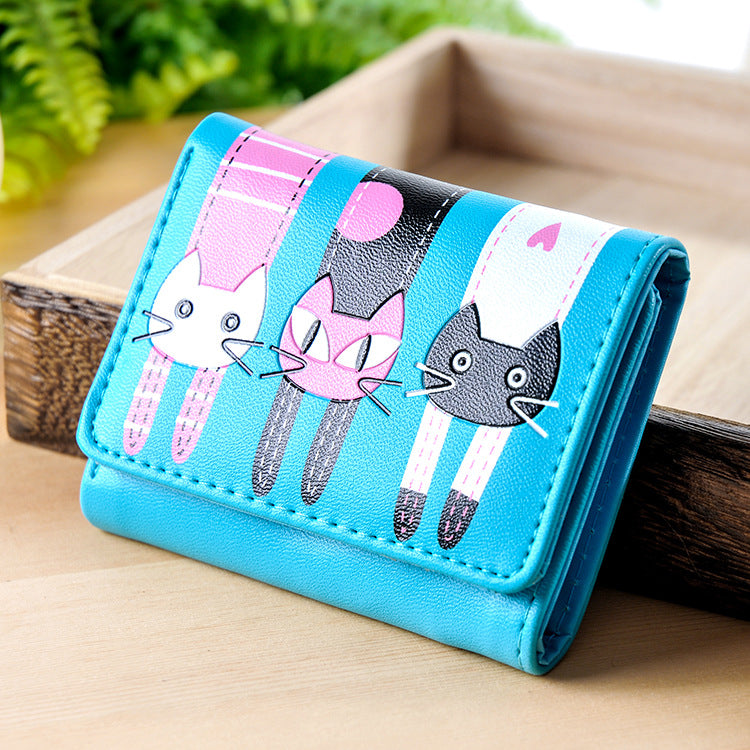 Student Wallet, Coin Purse, Cat Coin Holder