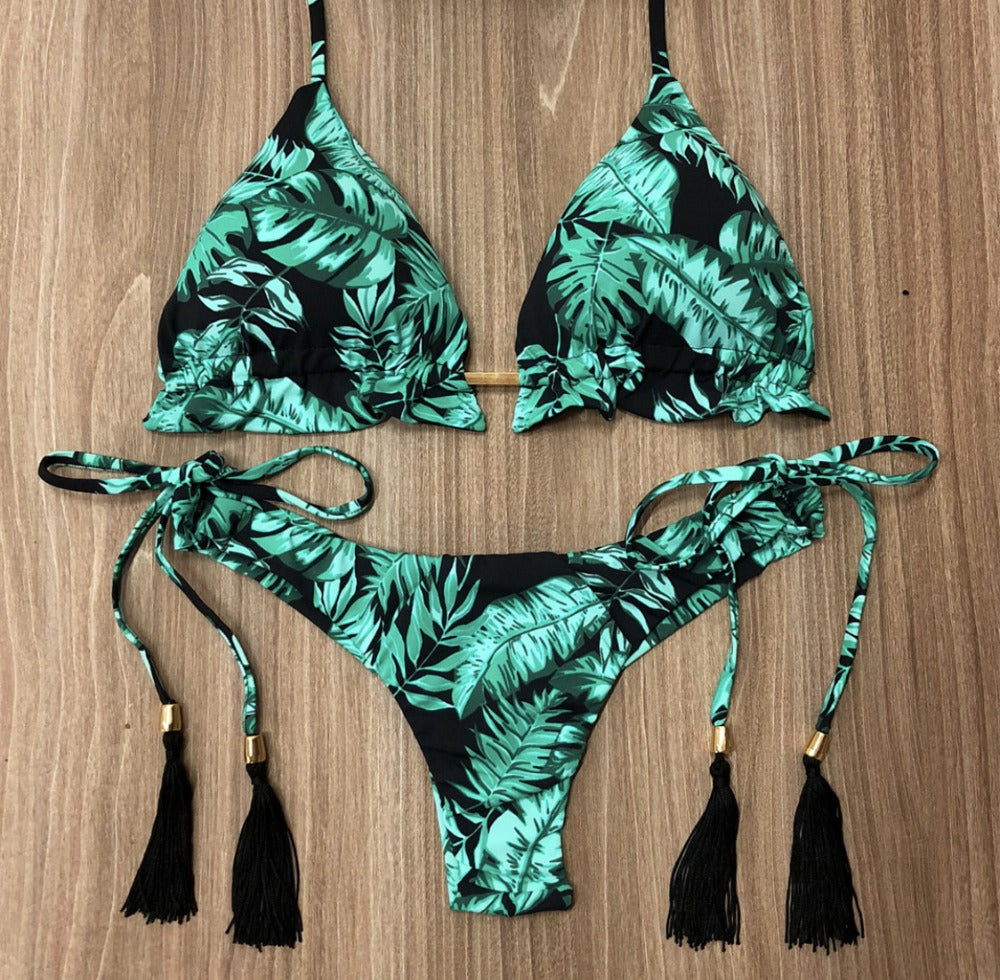 Colorful Print Sexy Bikini for Women