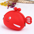 Silicone Fish Coin Purse for Kids