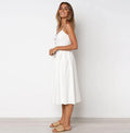 Strapless Dress with Sexy Back Design