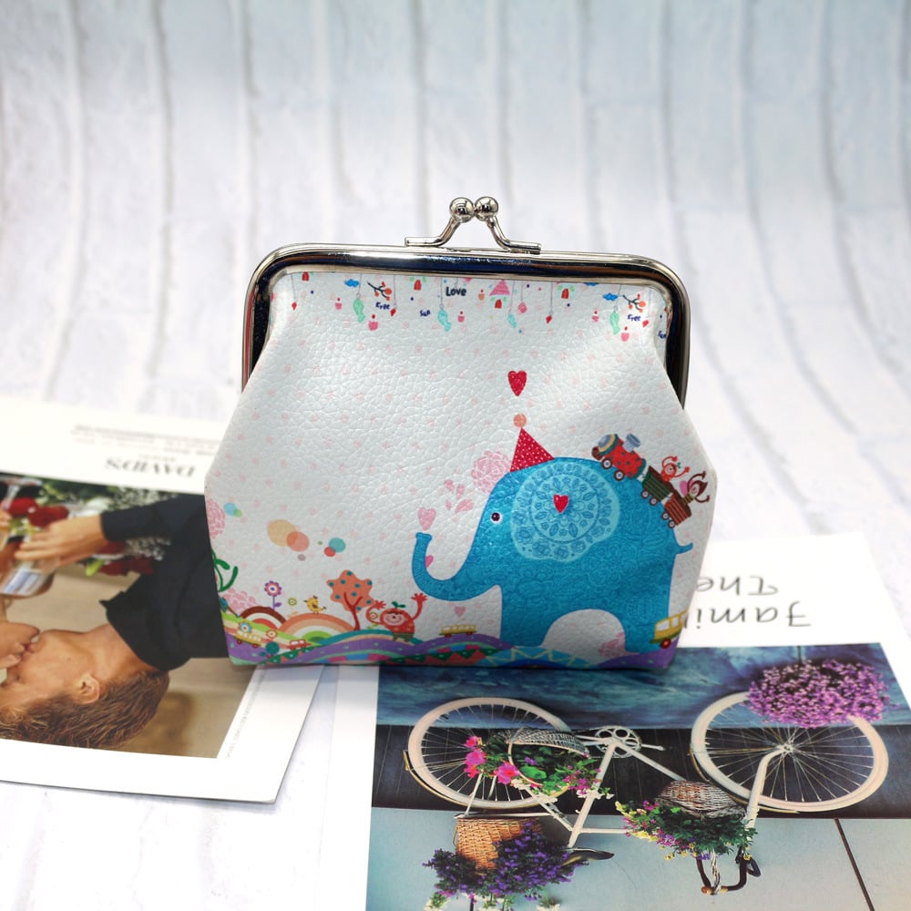 Cute Owl Animal Print Coin Purse
