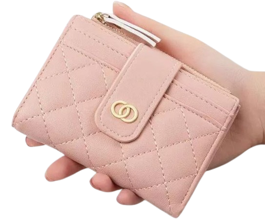 Classic Women's Wallet with Embroidery and Coin Purse