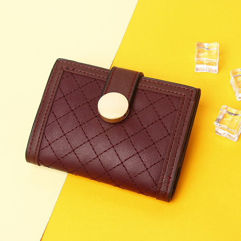Compact Multi-Card Holder Coin Purse for Students