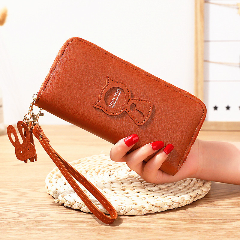 Large Capacity Women's Long Zipper Coin Purse