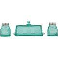 The Pioneer Woman Adeline Glass Butter Dish with Salt And Pepper Shaker Set