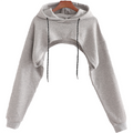 Women’s Summer Sexy Short Hoodie with Drawstring