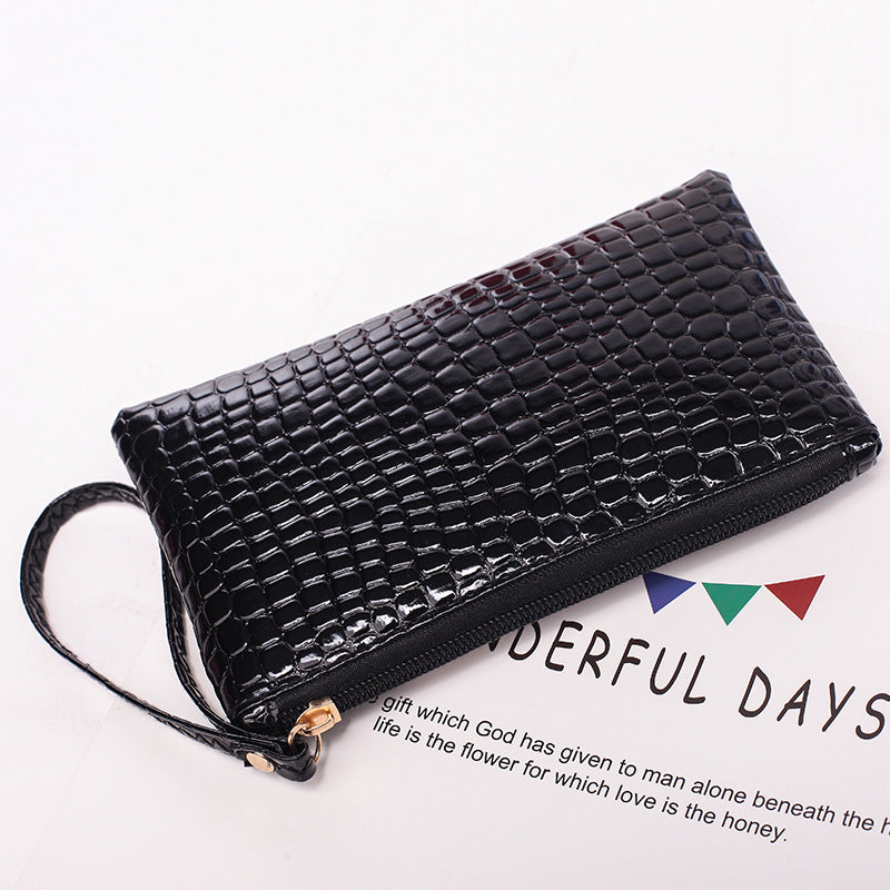 Crocodile Pattern PU Ladies Coin Purse Clutch