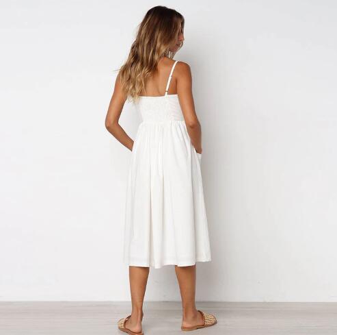 Strapless Dress with Sexy Back Design