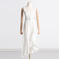 2024 Fashion Sexy Embroidered Asymmetrical Dress