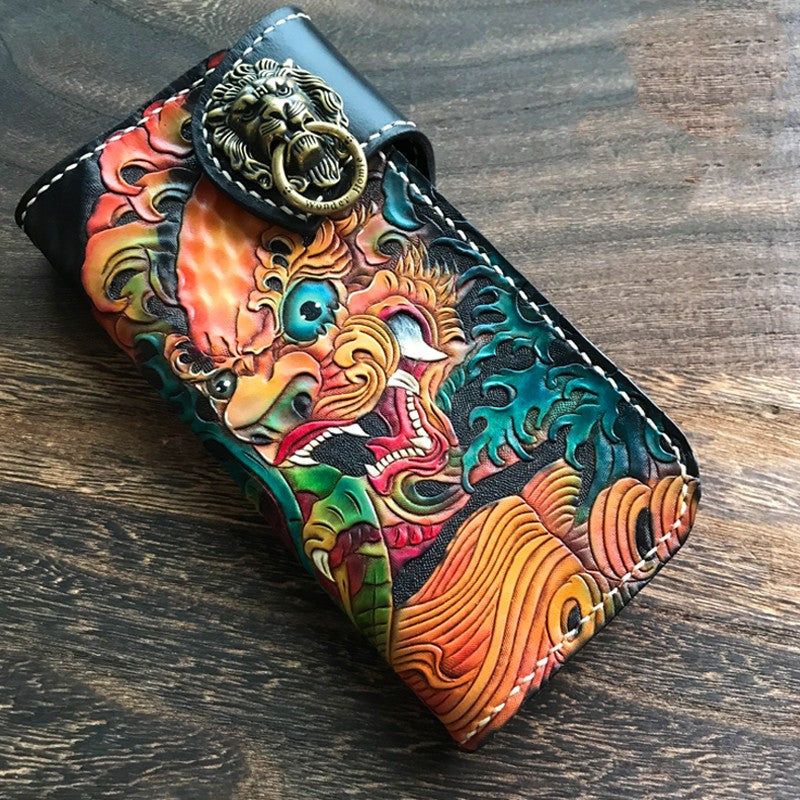 Handmade Cowhide Treasure Purse Wallet
