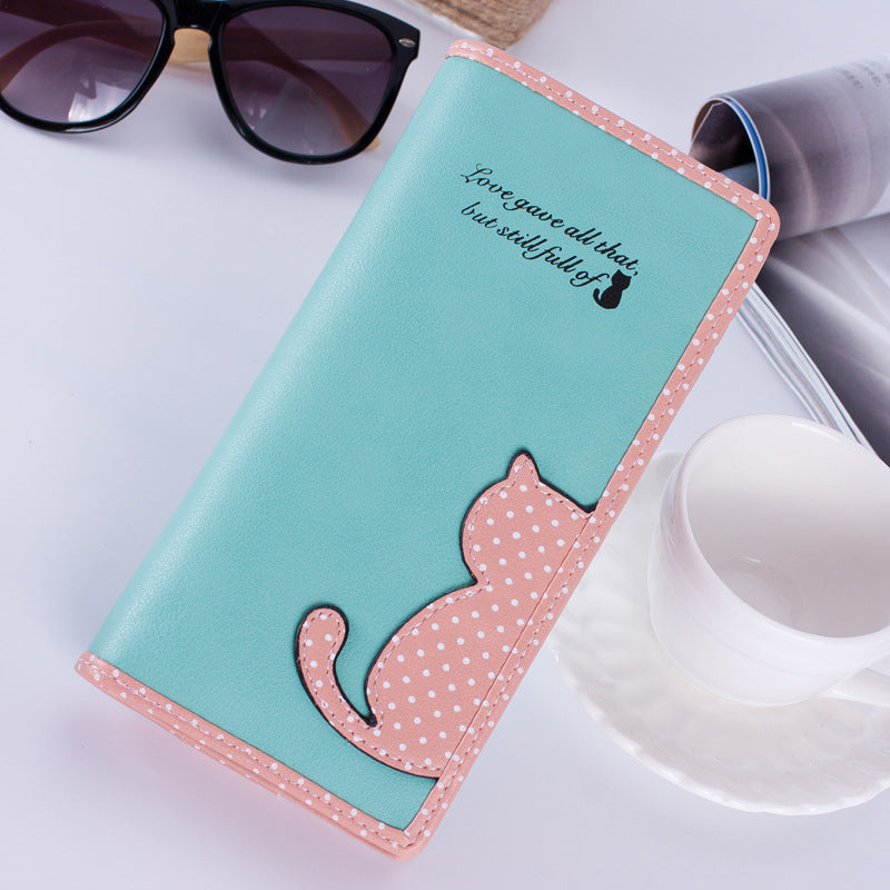 Cat Wallet, Women's Zipper Purse