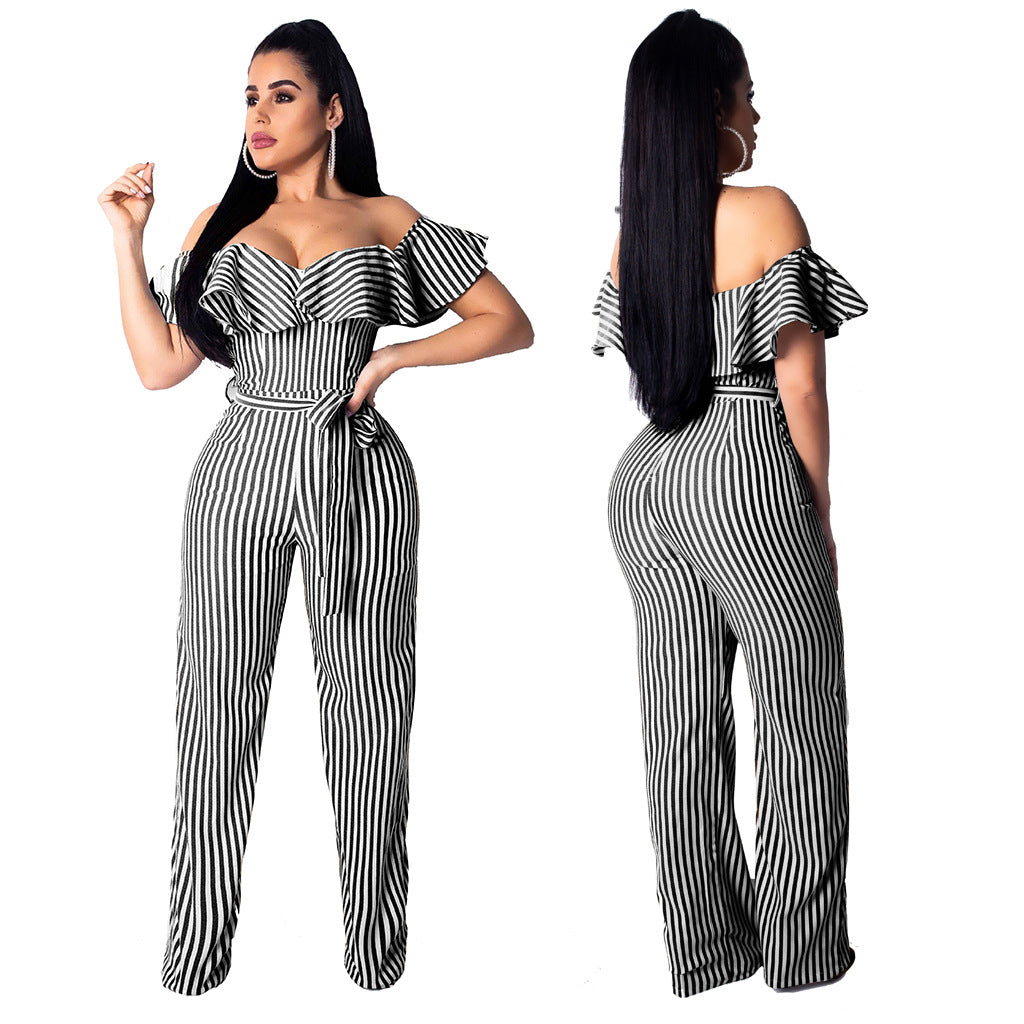 Sexy Striped Jumpsuit (One Piece)