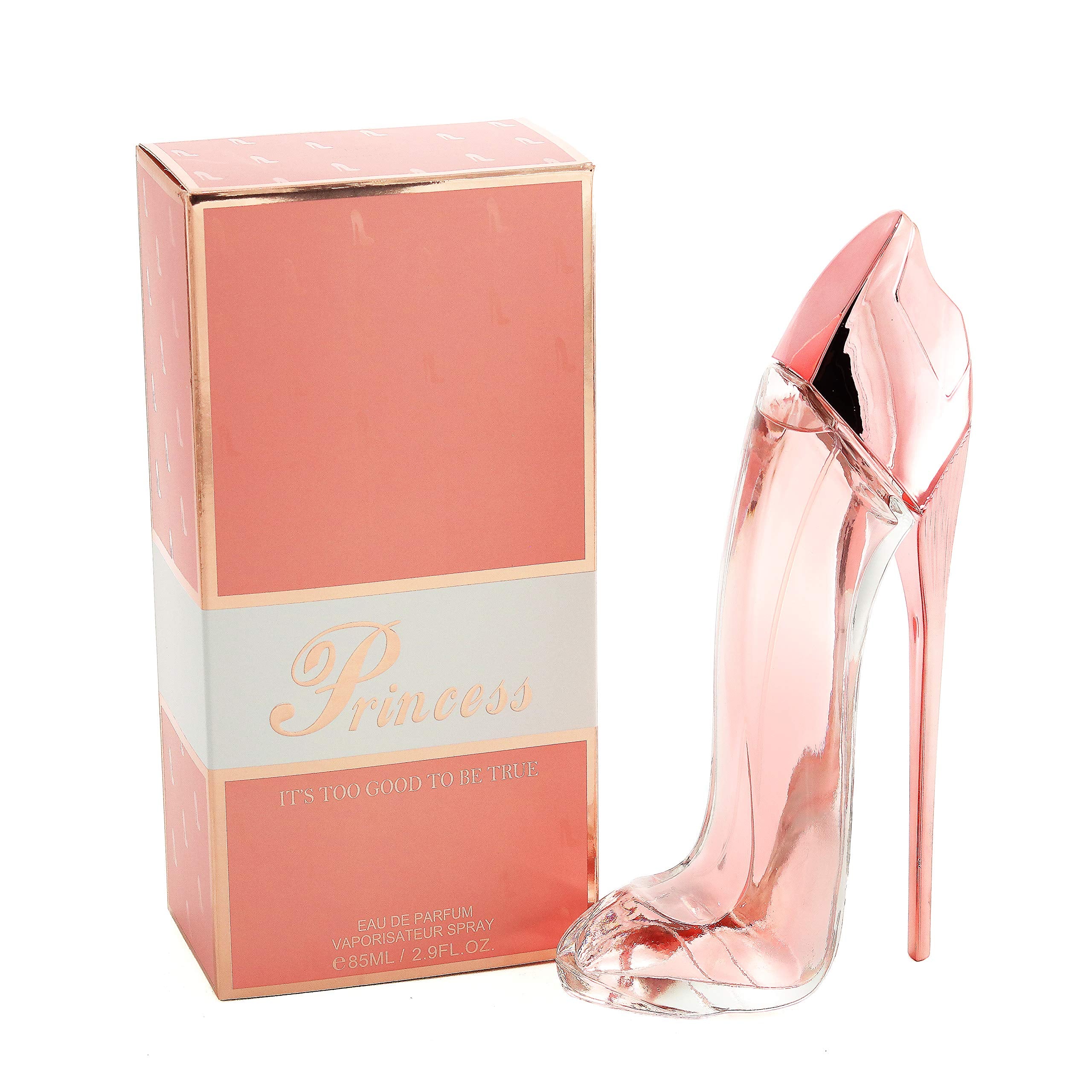 EBC Princess High Heel Shoes Pink Eau De Perfume For Woman 100ml/3.4 OZ