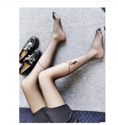 Fashion Sexy Women's Black Sheer Pantyhose