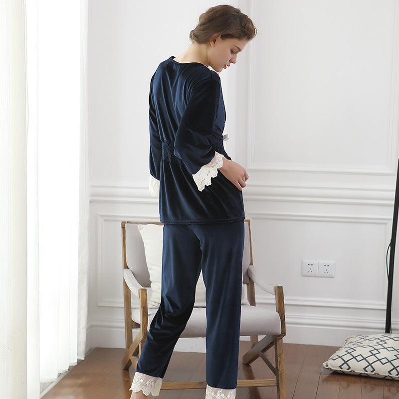 Velvet Loungewear Set - Sexy Pajamas