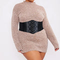 Plus Size Wide Waist Belt for Dresses and Suits