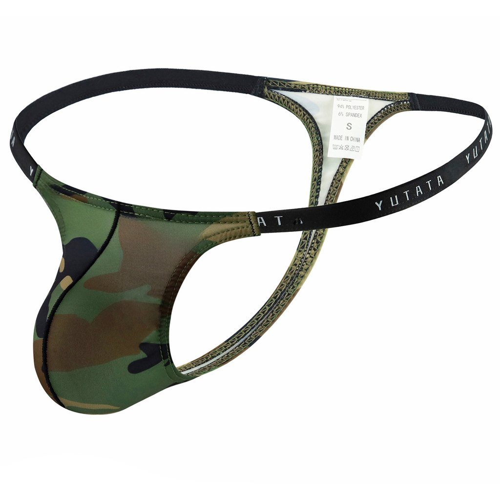 Men's Camouflage Thong Underwear - Sexy Design B623