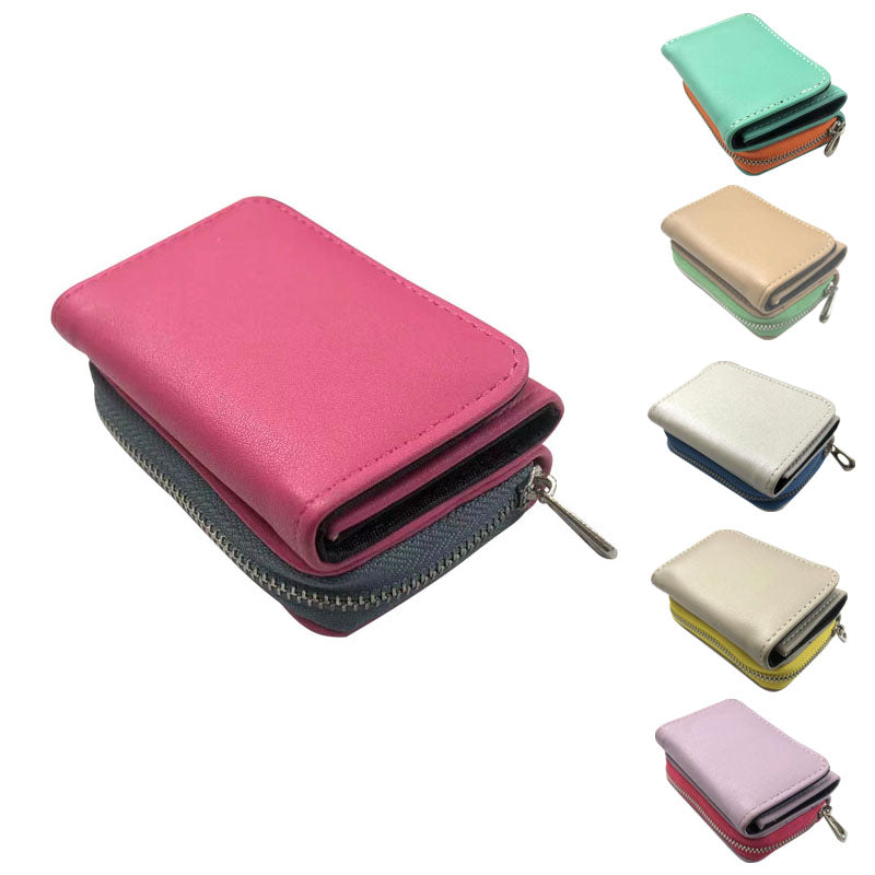 Women's Multicolor PU Wallet - Small Coin Purse