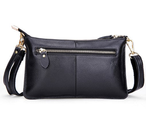 Leather Women's Crossbody Bag and Clutch Purse