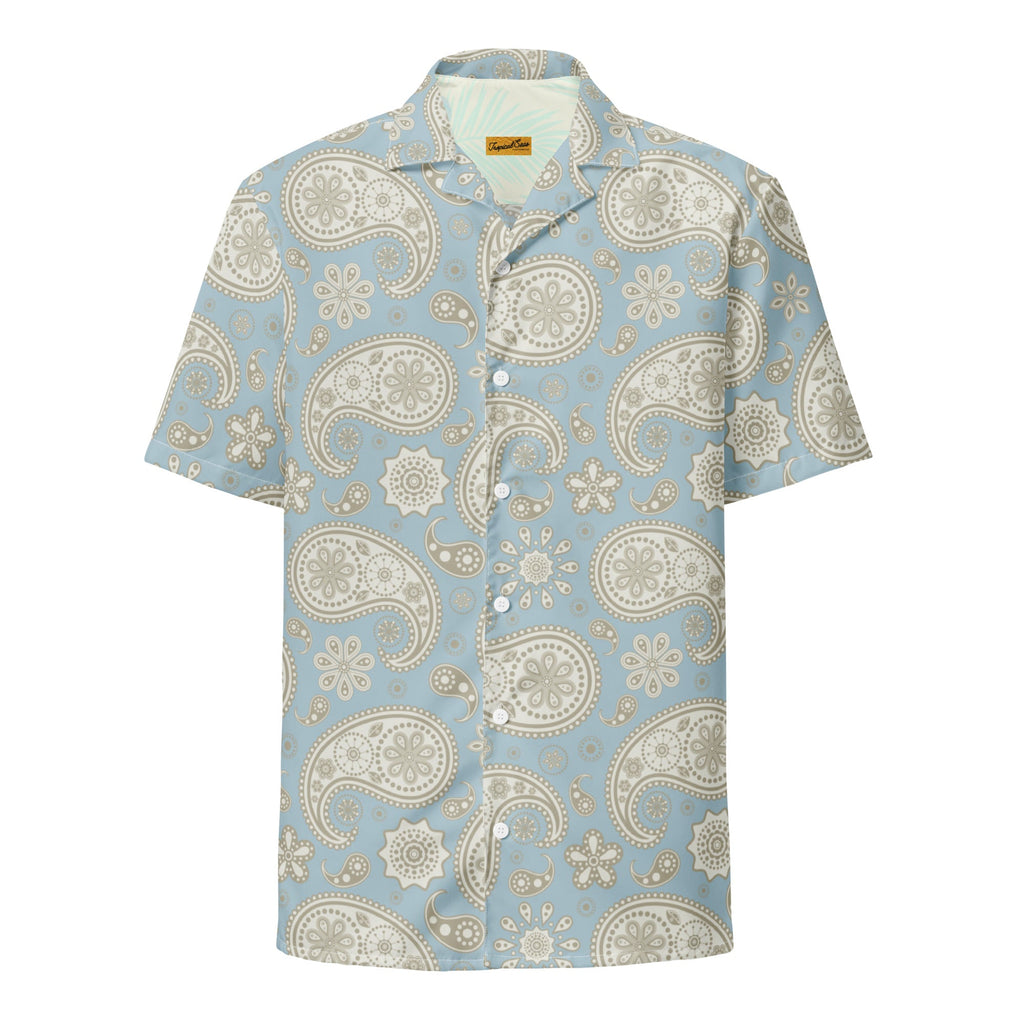 Exclusive Paisley Yacht Club Performance Button Down Camp Shirt