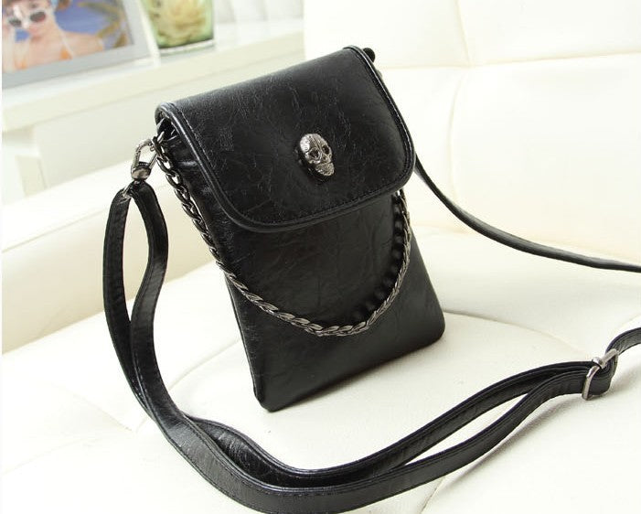 Fashion Skull Small Chain Diagonal Bag Coin Purse