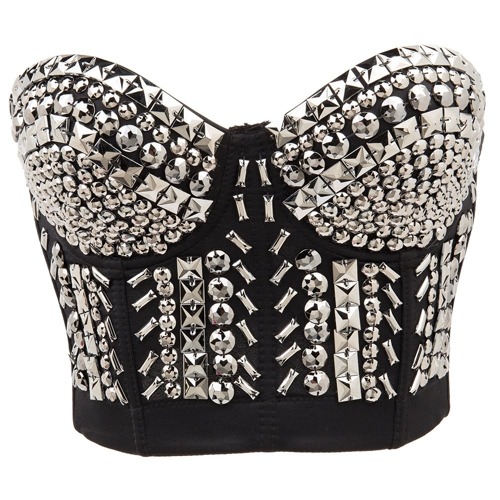 Punk Sequin Bead Women's Sexy Bra