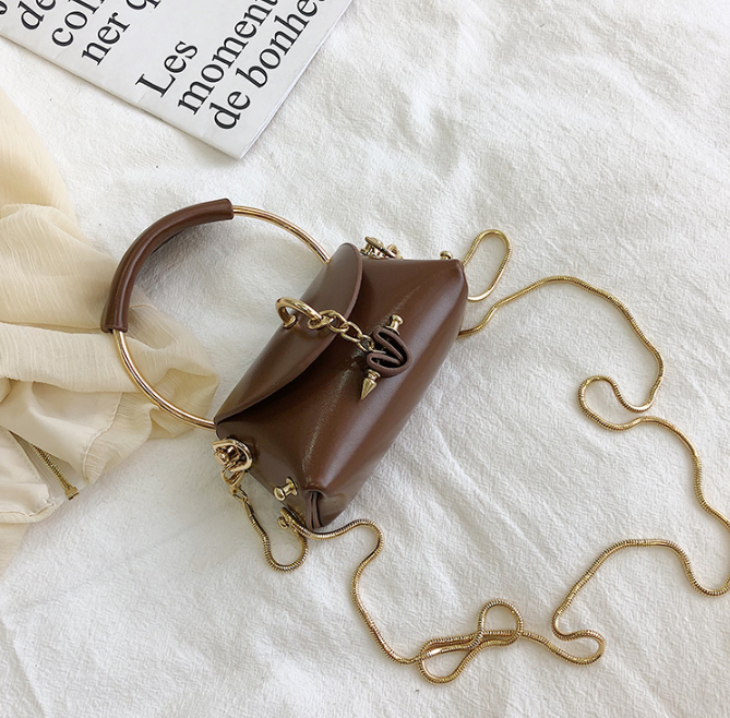 Chain Shoulder Bag and Coin Purse with Handle