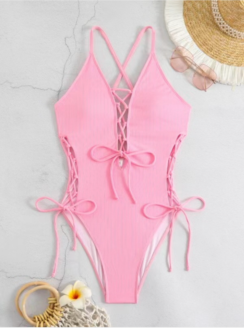 Sexy Backless One-Piece Bikini Swimsuit