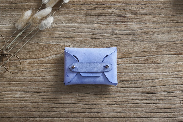 Handmade Vintage Leather Card Holder Mini Coin Purse