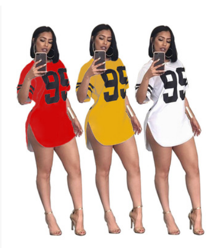 Fashionable Sexy Digital Print Mini Dress