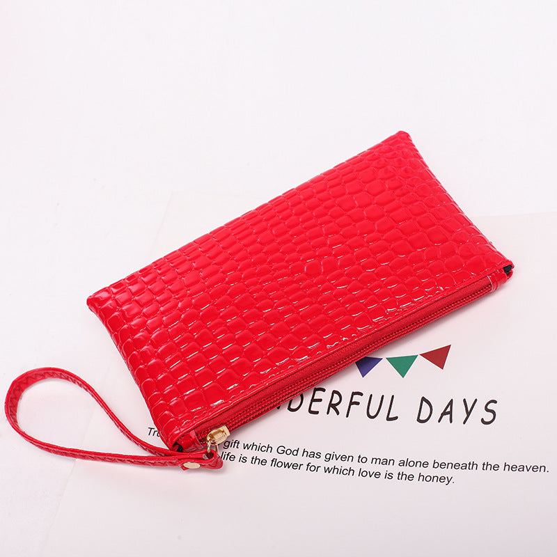 Crocodile Pattern PU Ladies Coin Purse Clutch
