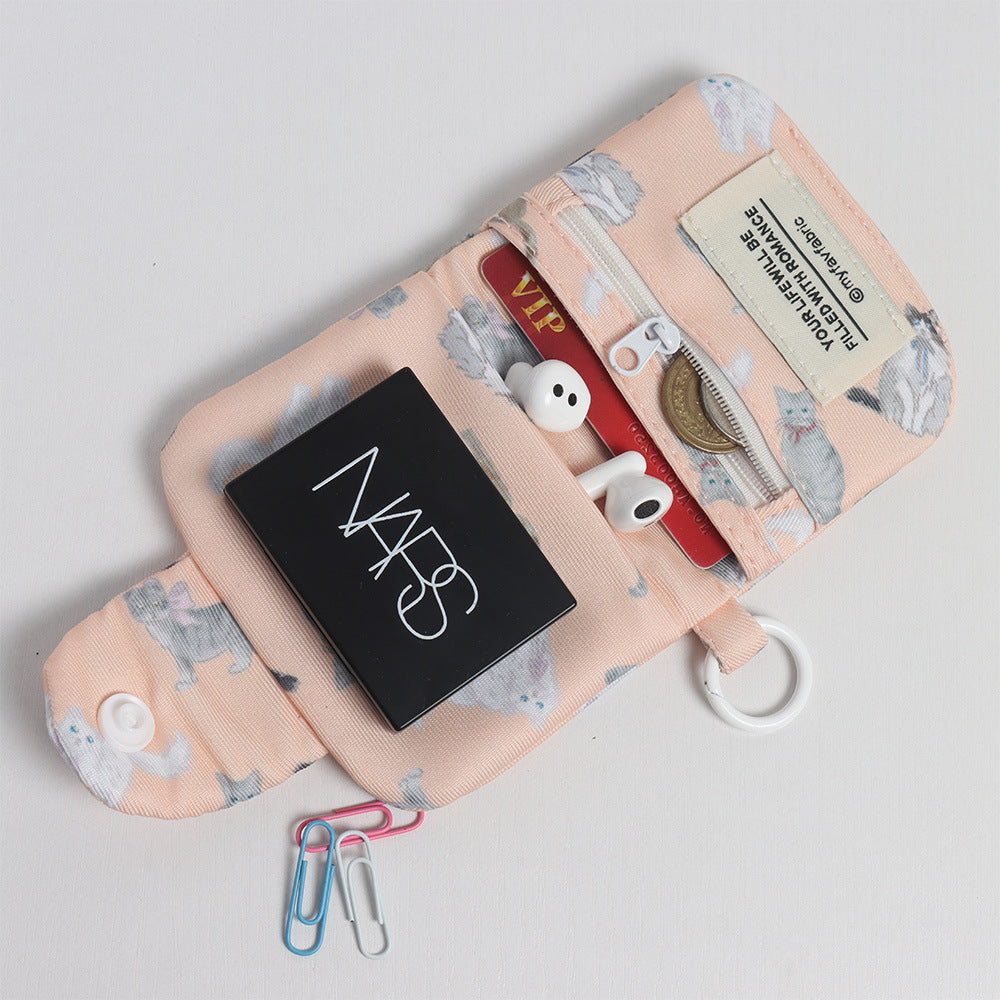 Cute Canvas Coin Purse for Students (Everyday Use)