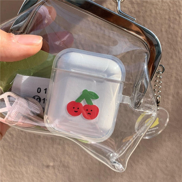 Children's Retro Transparent PVC Clip Coin Purse