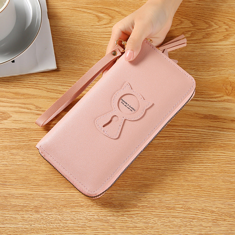 Large Capacity Women's Long Zipper Coin Purse