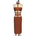 Women's Sexy Cutout Sleeveless Split Dress