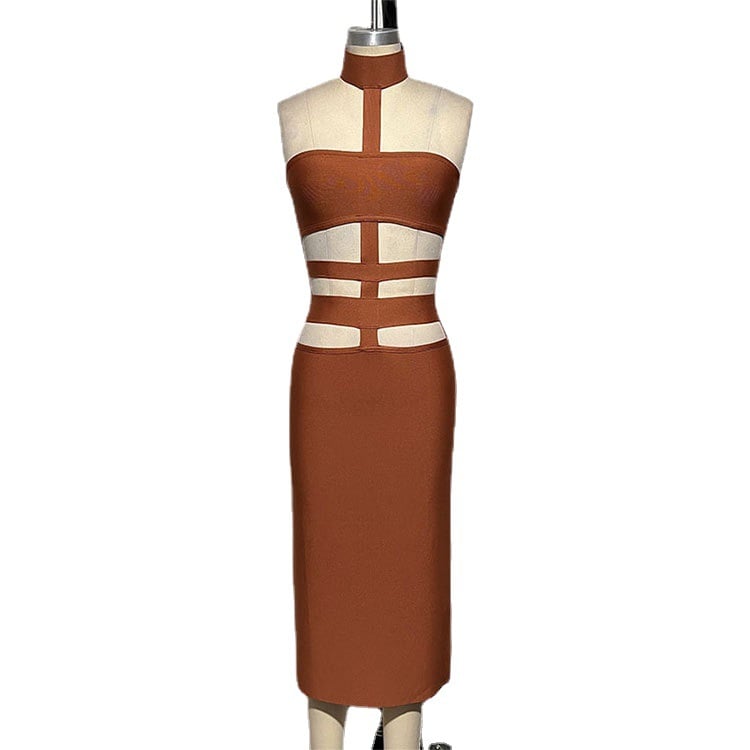 Women's Sexy Cutout Sleeveless Split Dress