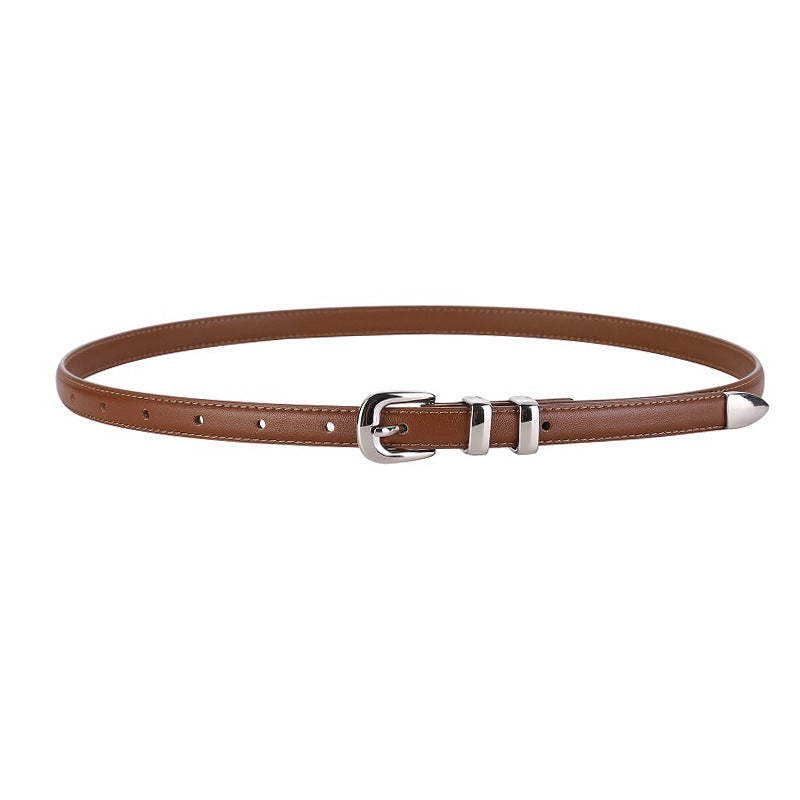Fashionable Women's Genuine Leather Belt for Dresses and Jeans