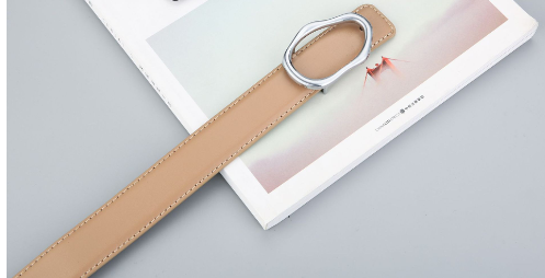 Men's and Women's Genuine Leather Summer Belt for Dresses