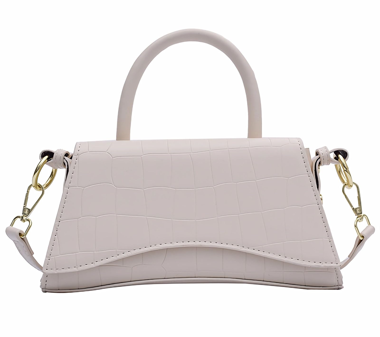 JHVYF Women Small Bag Fashion Mini Purse Beige