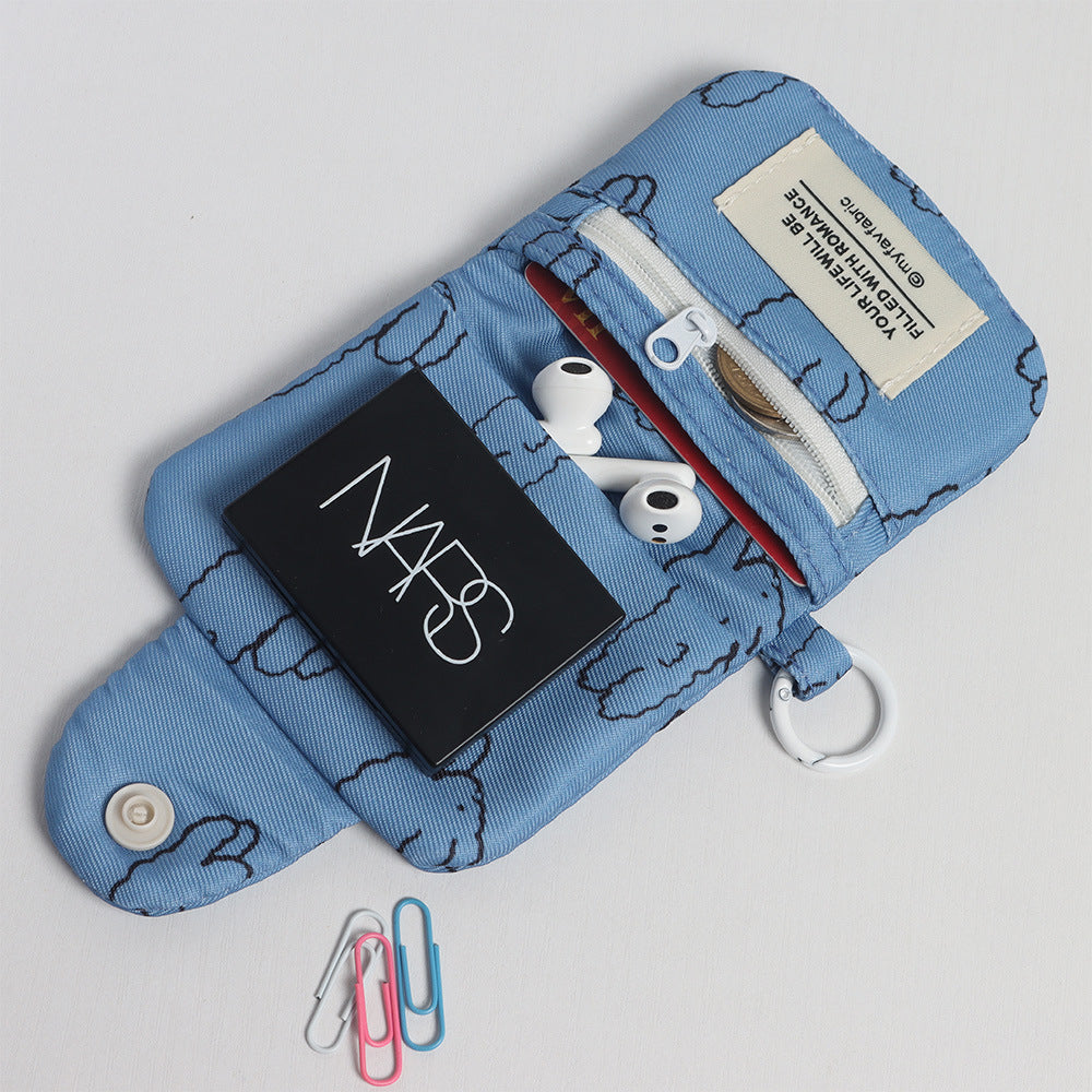 Cute Canvas Coin Purse for Students (Everyday Use)