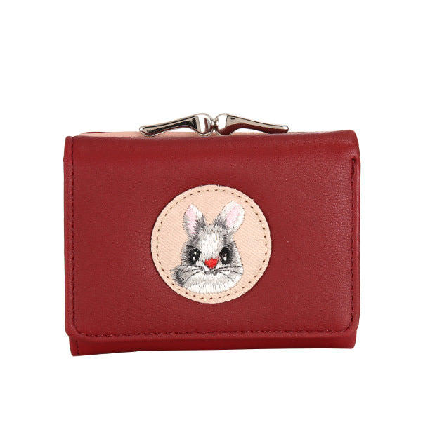 Cute Solid Color Coin Purse for Short Women