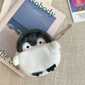 Cute Cartoon Penguin Plush Coin Purse Keychain