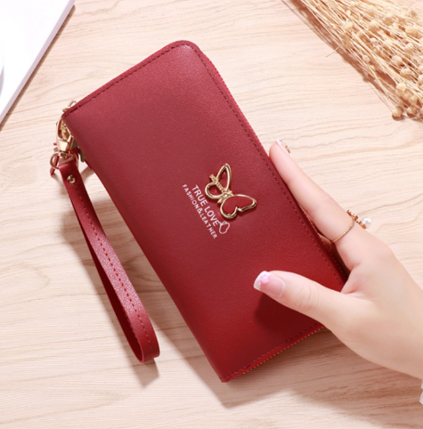 Women's Long Zip Wallet and Coin Purse