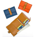 Luxury Women's Leather Tri-Fold Compact Purse