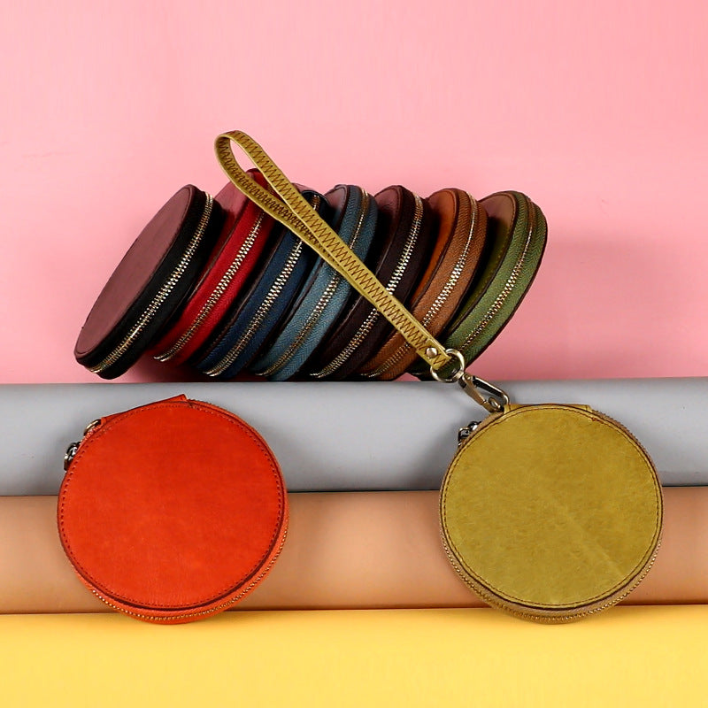 Retro Cute Mini Coin Purse - Casual Multifunctional Design